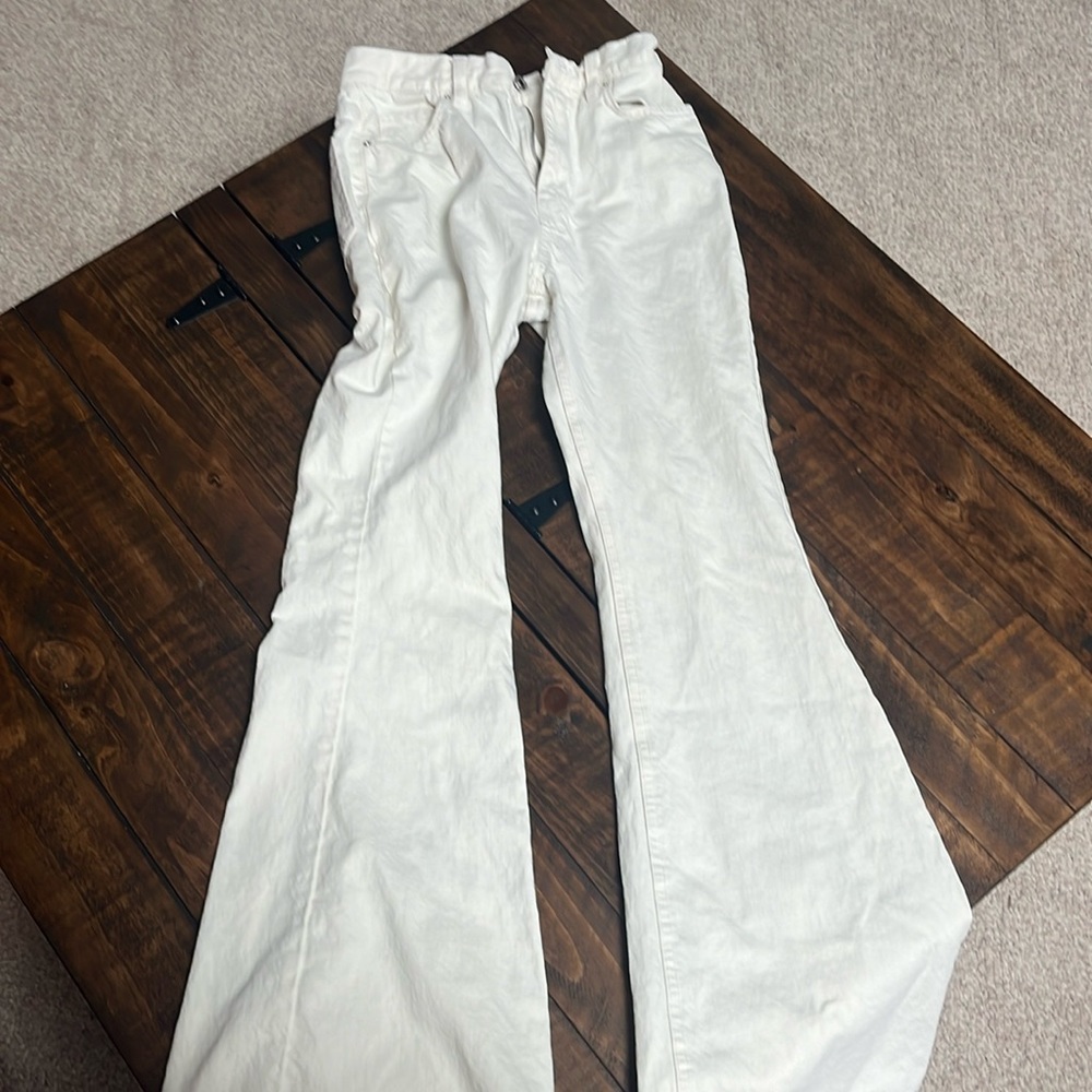 White Flare Jeans